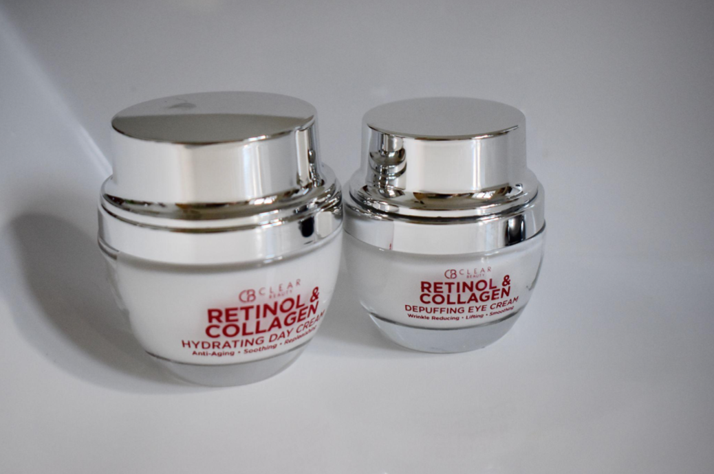 Clear Beauty Retinol & Collagen Hydrating Cream & Depuffing Eye Cream | Review